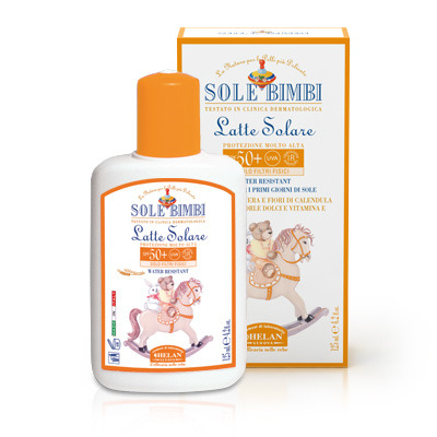 SOLE BIMBI LATTE SOLARE SPF50+ 125 ML - lepimpinelle.it