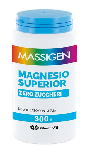 MASSIGEN MAGNESIO SUPERIOR ZERO ZUCCHERI 300 G - lepimpinelle.it