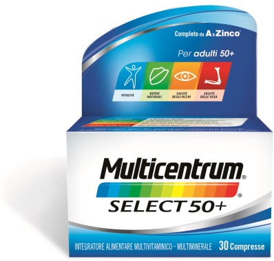 MULTICENTRUM SELECT 50+ 30 COMPRESSE - lepimpinelle.it