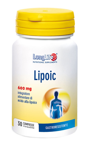 LONGLIFE LIPOIC 600 MG 30 COMPRESSE RIVESTITE DA 870 MG - lepimpinelle.it