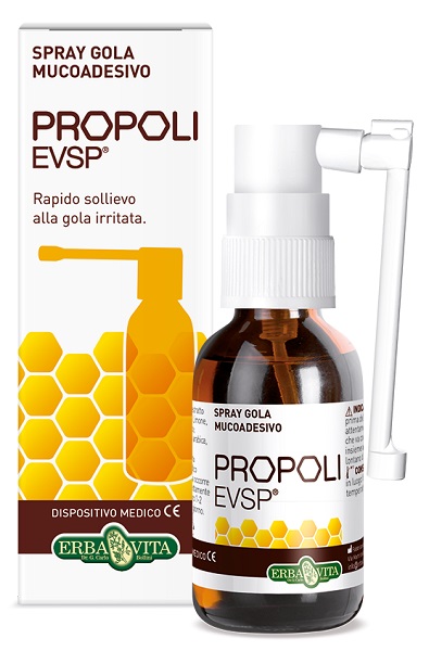 PROPOLI EVSP SPRAY GOLA MUCOADESIVO SENZA ALCOL 20ML - lepimpinelle.it