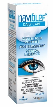 NAVIBLEF DAILY CARE SCHIUMA PER RIMOZIONE SECREZIONI OCULARI DA PALPEBRE E CIGLIA 50 ML - lepimpinelle.it