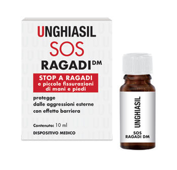 UNGHIASIL SOS RAGADI FLACONE 10 ML CON PENNELLINO E 9 CEROTTI COPRIVERRUCA - lepimpinelle.it