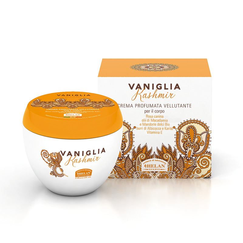 VANIGLIA KASHMIR CREMA PROFUMATA VELLUTANTE PER IL CORPO 200 ML - lepimpinelle.it