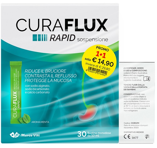 CURAFLUX RAPID 30 BUSTINE + 32 COMPRESSE MASTICABILI - lepimpinelle.it