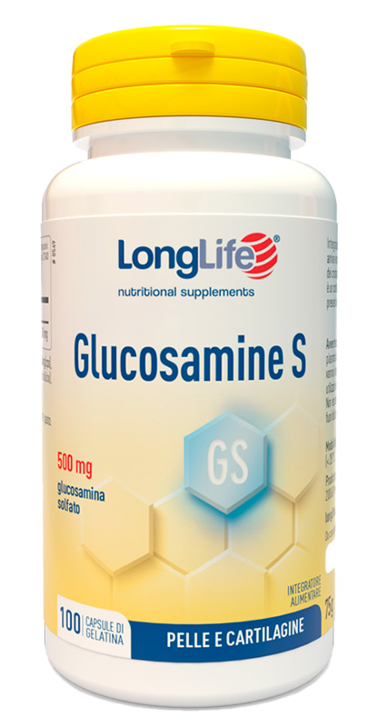 LONGLIFE GLUCOSAMINE S 100 CAPSULE DI GELATINA - lepimpinelle.it