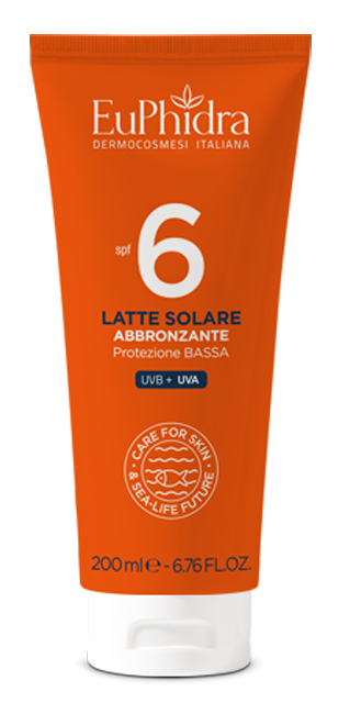 EUPHIDRA KALEIDO LATTE SOLARE ABBRONZANTE SPF6 200 ML - lepimpinelle.it
