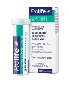 PROLIFE COMPRESSE MASTICABILI INTEGRATORE ALIMENTARE IN TUBETTO CON ASTUCCIO - lepimpinelle.it