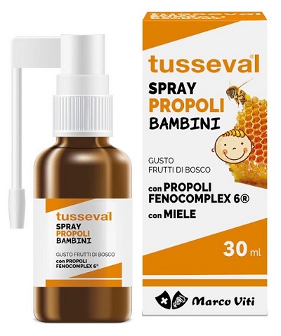 TUSSEVAL GOLA PROPOLI SPRAY PER BAMBINI 30 ML - lepimpinelle.it