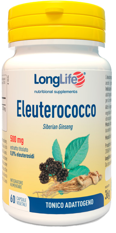 LONGLIFE ELEUTEROCOCCO 0,8% 60 CAPSULE 500MG - lepimpinelle.it