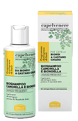 CAPELVENERE BIOSHAMPOO CAMOMILLA E BIONDELLA 200 ML - lepimpinelle.it