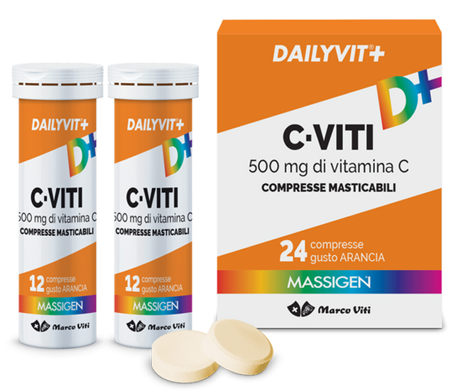 C VITI 500 MG 24 COMPRESSE MASTICABILI - lepimpinelle.it