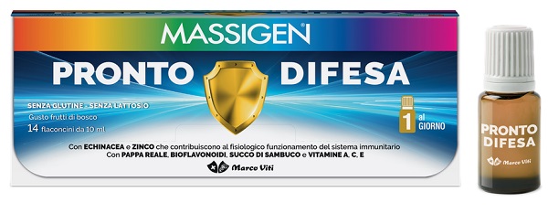 MASSIGEN PRONTO DIFESA 14 FLACONI X 10 ML - lepimpinelle.it