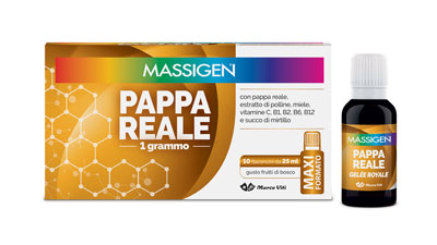 MASSIGEN PAPPA REALE 10 FLACONI DA 25 ML - lepimpinelle.it