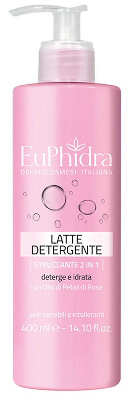 EUPHIDRA LATTE DETERGENTE STRUCCANTE 2IN1 400 ML - lepimpinelle.it