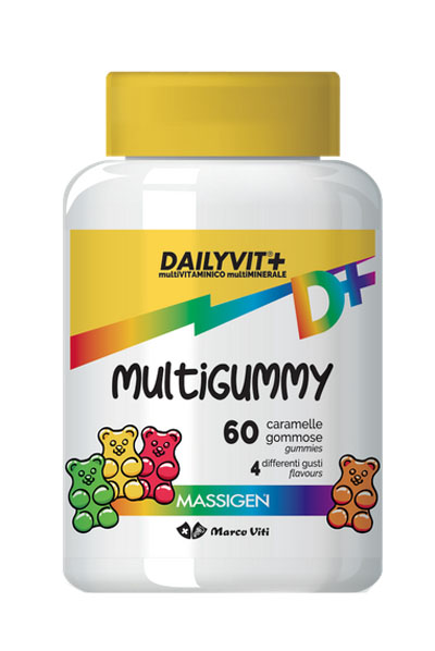 MASSIGEN MULTIGUMMY 60 CARAMELLE GOMMOSE - lepimpinelle.it