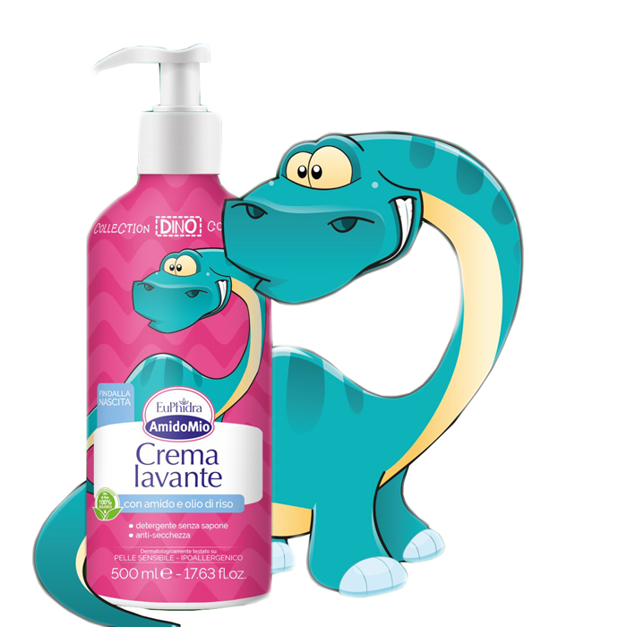 EUPHIDRA AMIDOMIO CREMA LAVANTE 500 ML + LIBRO IN OMAGGIO - lepimpinelle.it