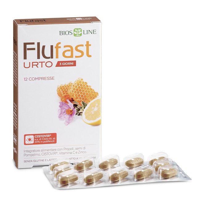 APIX PROPOLI FLUFAST URTO 3 GIORNI 12 COMPRESSE BIOSLINE - lepimpinelle.it