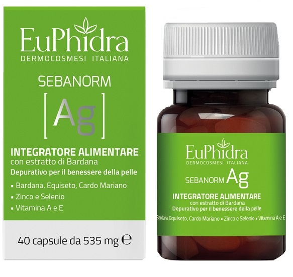 EUPHIDRA SEBANORM AG 40 CAPSULE - lepimpinelle.it