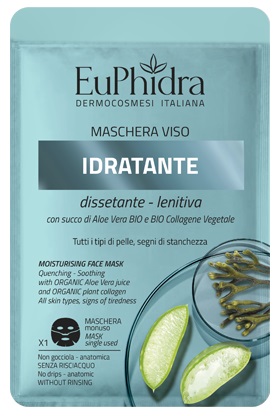 EUPHIDRA MASCHERA VISO IDRATANTE 1 PEZZO - lepimpinelle.it