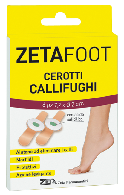 ZETAFOOT CEROTTO CALLIFUGO DISCHETTO CENTRALE 6 PEZZI - lepimpinelle.it
