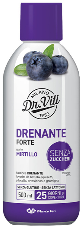DRENANTE FORTE MIRTILLO 500 ML - lepimpinelle.it