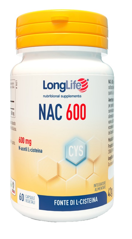 LONGLIFE NAC 600MG 60 CAPSULE - lepimpinelle.it