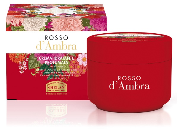 ROSSO D'AMBRA CREMA IDRATANTE PROFUMATA 200 ML - lepimpinelle.it