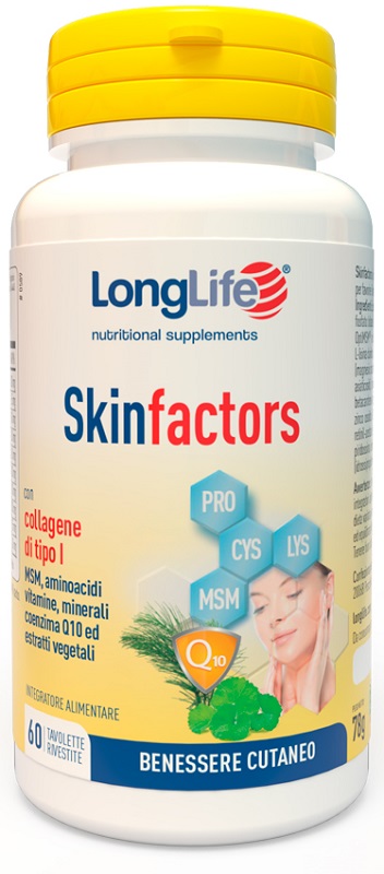 LONGLIFE SKIN FACTORS 60 TAVOLETTE RIVESTITE - lepimpinelle.it