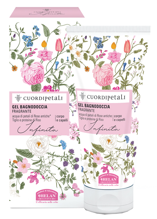 CUOR DI PETALI INFINITA GEL BAGNO DOCCIA FRAGRANTE 200 ML - lepimpinelle.it