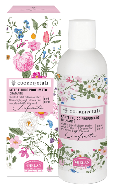 CUOR DI PETALI INFINITA LATTE FLUIDO PROFUMATO IDRATANTE 200 ML - lepimpinelle.it