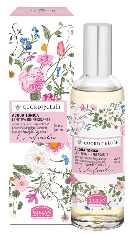 CUOR DI PETALI INFINITA ACQUA TONICA LENITIVA RINFRESCANTE 100 ML - lepimpinelle.it