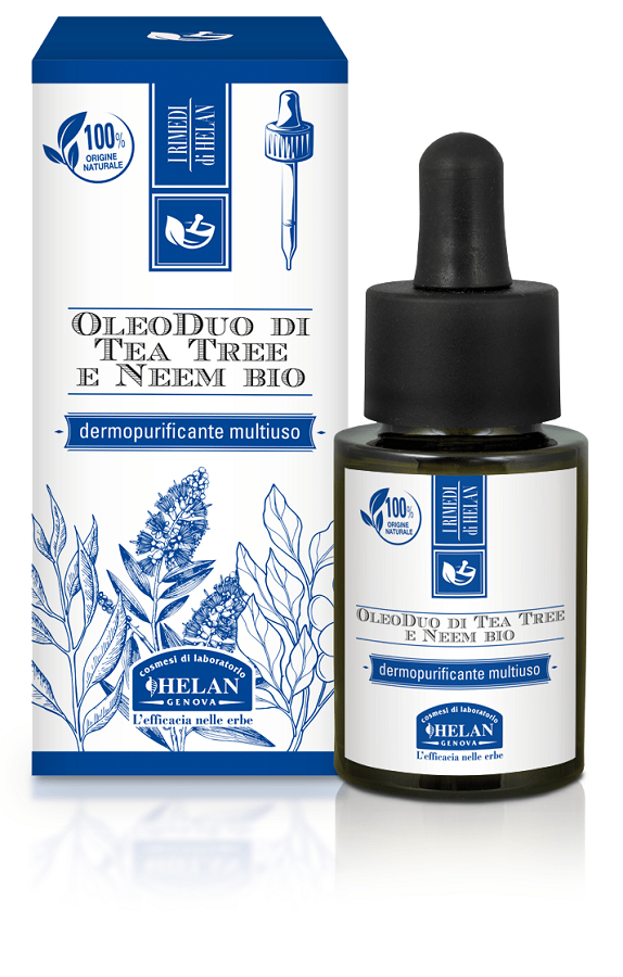 I RIMEDI DI HELAN OLEODUO TEA TRER E NEEM BIO 15 ML - lepimpinelle.it