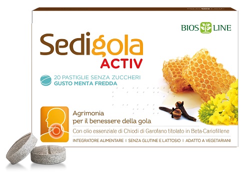 SEDIGOLA ACTIV APIX MENTA FREDDA 20 PASTIGLIE - lepimpinelle.it