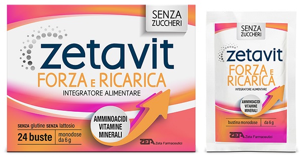 ZETAVIT FORZA E RICARICA 24 BUSTINE 6 G - lepimpinelle.it