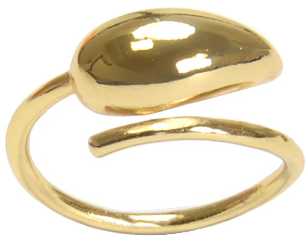 FARMA BIJOUX ANELLO GOCCIA GOLD - lepimpinelle.it