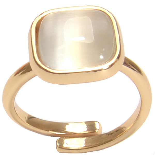 FARMA BIJOUX ANELLO QUARZO BIANCO GOLD - lepimpinelle.it