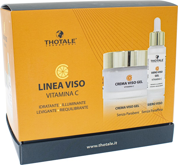 KIT VISO VITAMINA C 1 CREMA VISO GEL 50 ML + 1 SIERO VISO GEL 30 ML - lepimpinelle.it