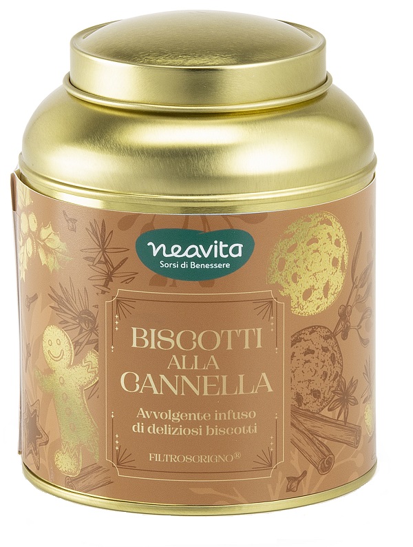 NEAVITA INFUSO BISCOTTI CANNELLA FILTROSCRIGNO 12 FILTRI - lepimpinelle.it
