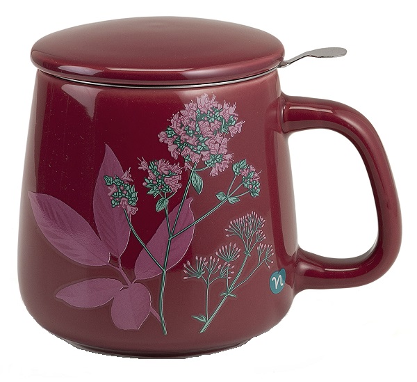 NEAVITA INFUSIERA HERBARIUM BORDEAUX 400 ML - lepimpinelle.it