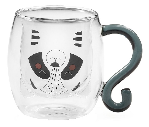 NEAVITA MUG TEA&FRIENDS VETRO PROCIONE 250 ML - lepimpinelle.it