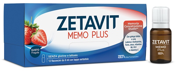 ZETAVIT MEMO PLUS 12 FLACONCINI 8 ML - lepimpinelle.it