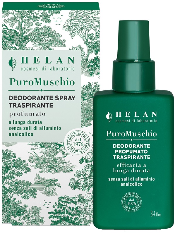 I MUSCHI DI HELAN PUROMUSCHIO DEODORANTE PROFUMATO TRASPIRANTE IN SPRAY 100 ML - lepimpinelle.it
