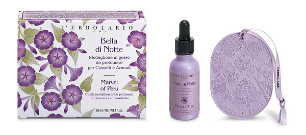 BELLA DI NOTTE MEDAGLIONE GESSO PROFUMATORE CASSETTI E MOBILI EDIZIONE LIMITATA - lepimpinelle.it