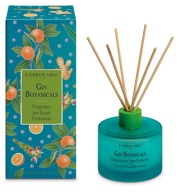 GIN BOTANICALS FRAGRANZA LEGNI PROFUMATI 125 ML - lepimpinelle.it