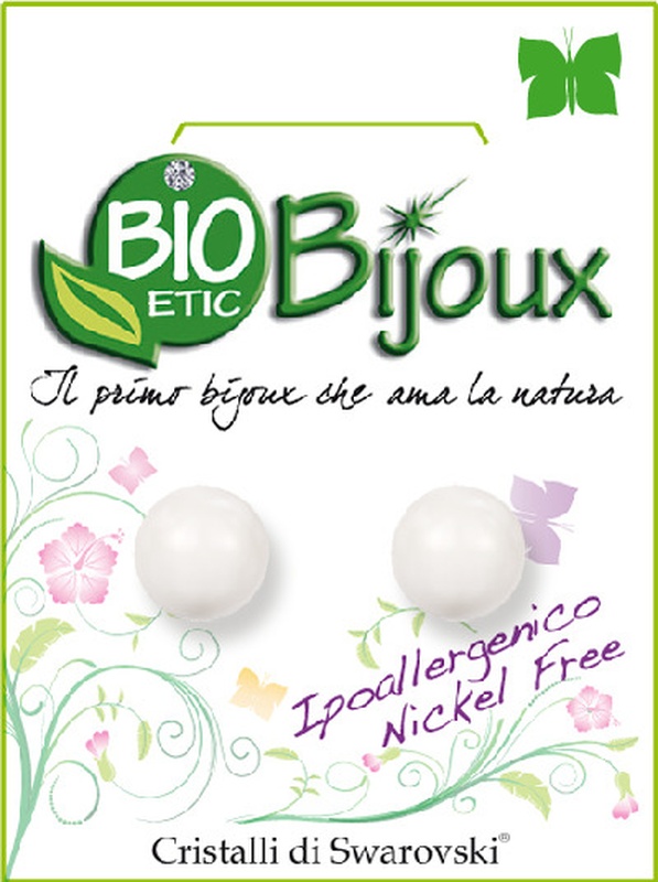 ORECCHINO PERLA 8 MM WHITE - lepimpinelle.it