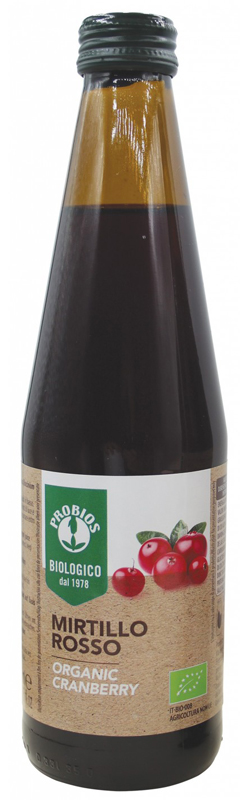 SUCCO DI CRANBERRY MIRTILLO ROSSO 330 ML - lepimpinelle.it