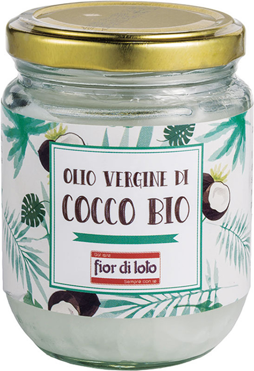 FIOR DI LOTO OLIO VERGINE DI COCCO BIO 200 ML - lepimpinelle.it