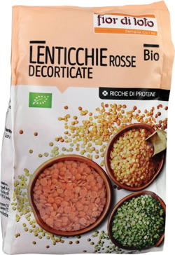 LENTICCHIE PICCOLE ROSSE DECORTICATE BIO 400 G - lepimpinelle.it