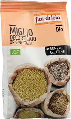 MIGLIO DECORTICATO ITALIA SENZA GLUTINE BIO 400 G - lepimpinelle.it